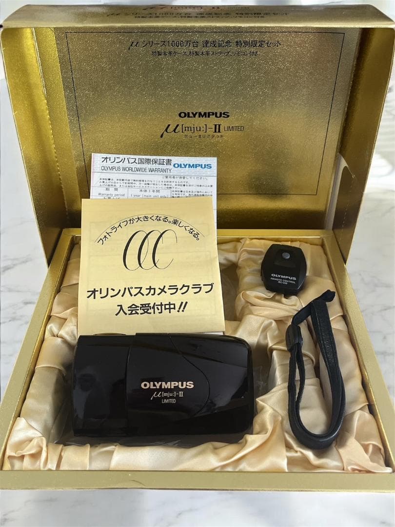 ■OLYMPUS μ-Ⅱ LIMITED 5000限定 ミュー2 フィルムカメラ
