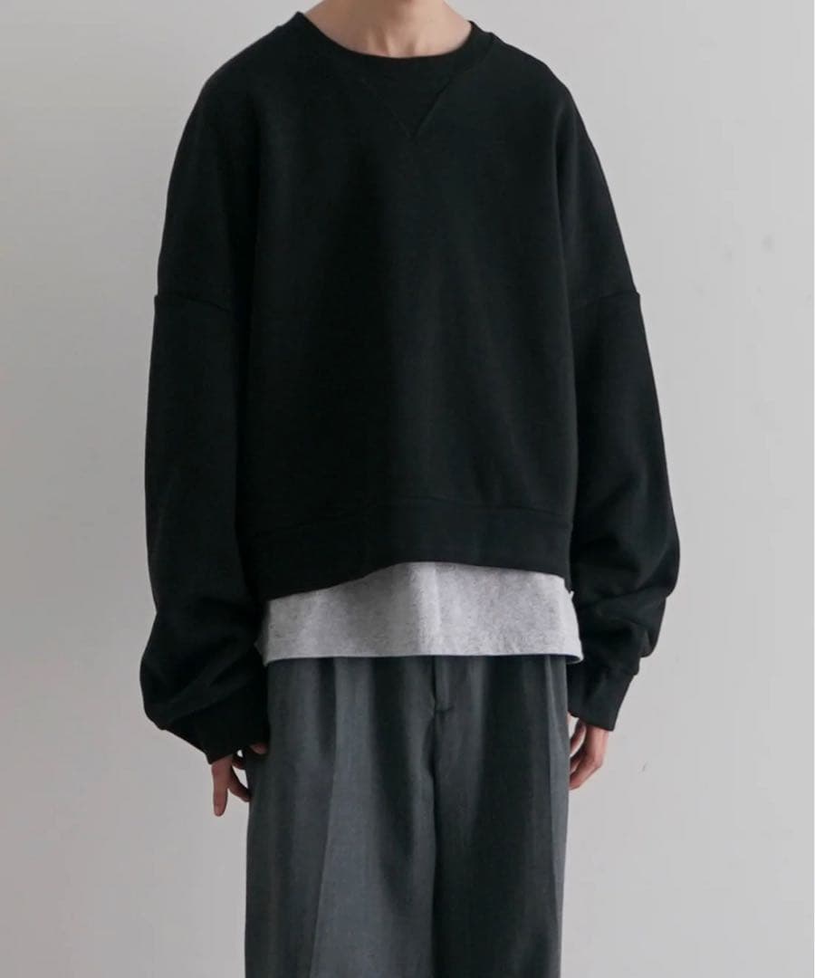 [新品] ENTIRE STUDIOS Box crew SOOT Mサイズ