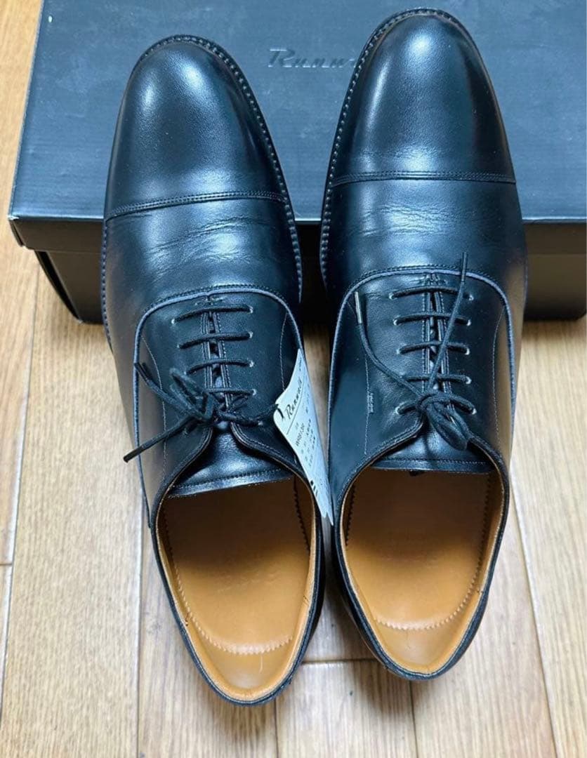 新品❗️日本限定アシックスランウォーク813Rドレスシューズ黒3E牛革27.5cm