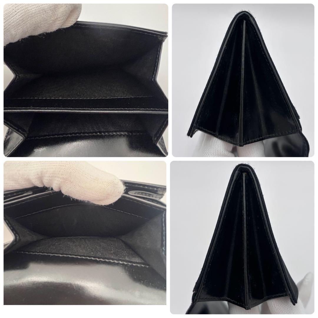【美品】PRADA プラダ レザー×ナイロン 小銭入れ 財布 ブラック