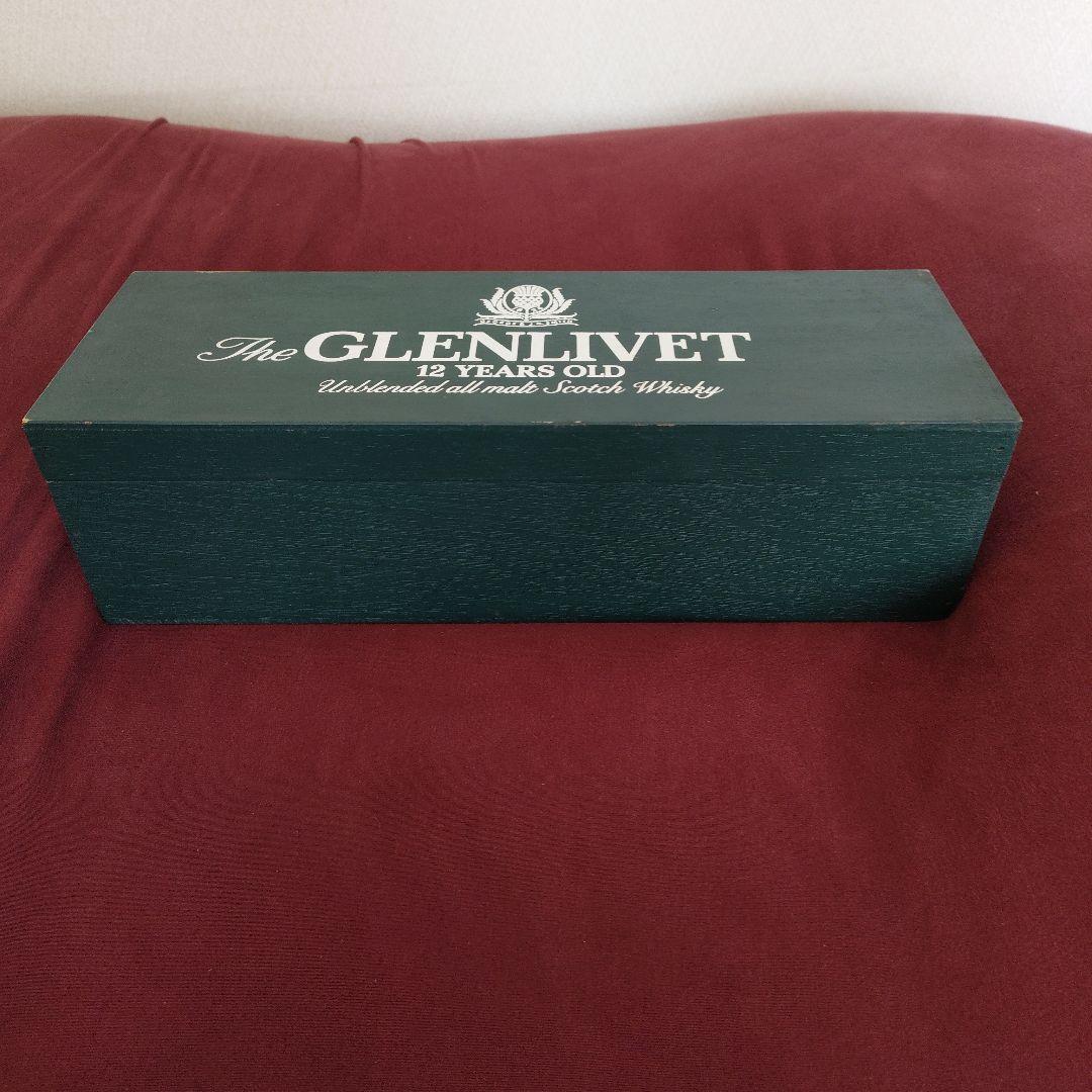 【未開栓】ザ・グレンリベット 12年 旧タイプ 木箱 パンフ付 古酒
