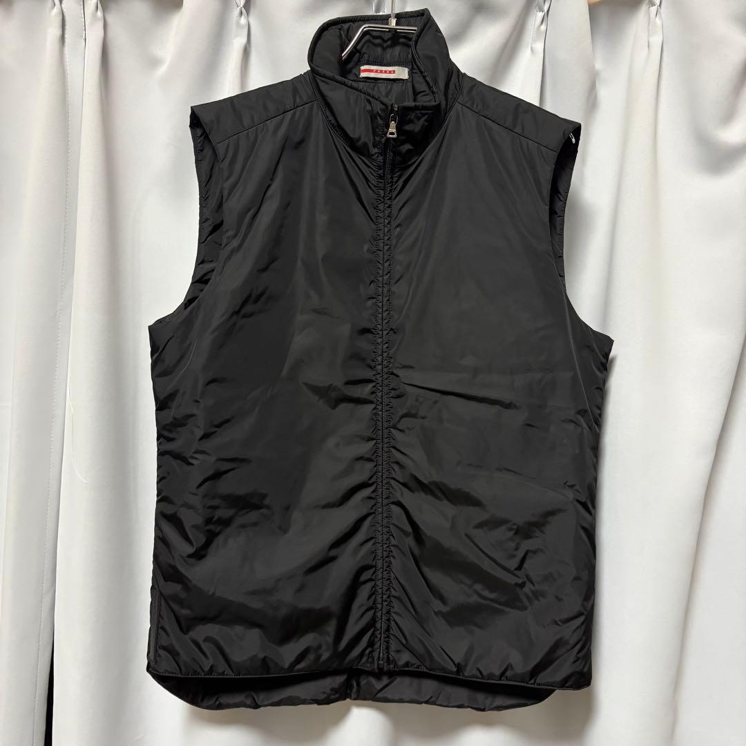 PRADA SPORT 中綿 ハイネック ナイロンベスト