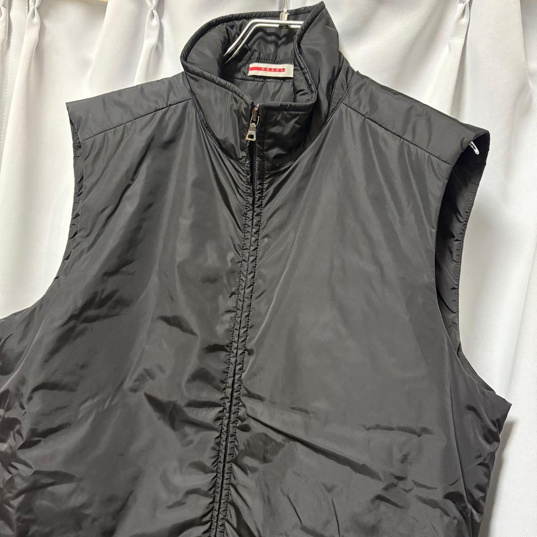 PRADA SPORT 中綿 ハイネック ナイロンベスト