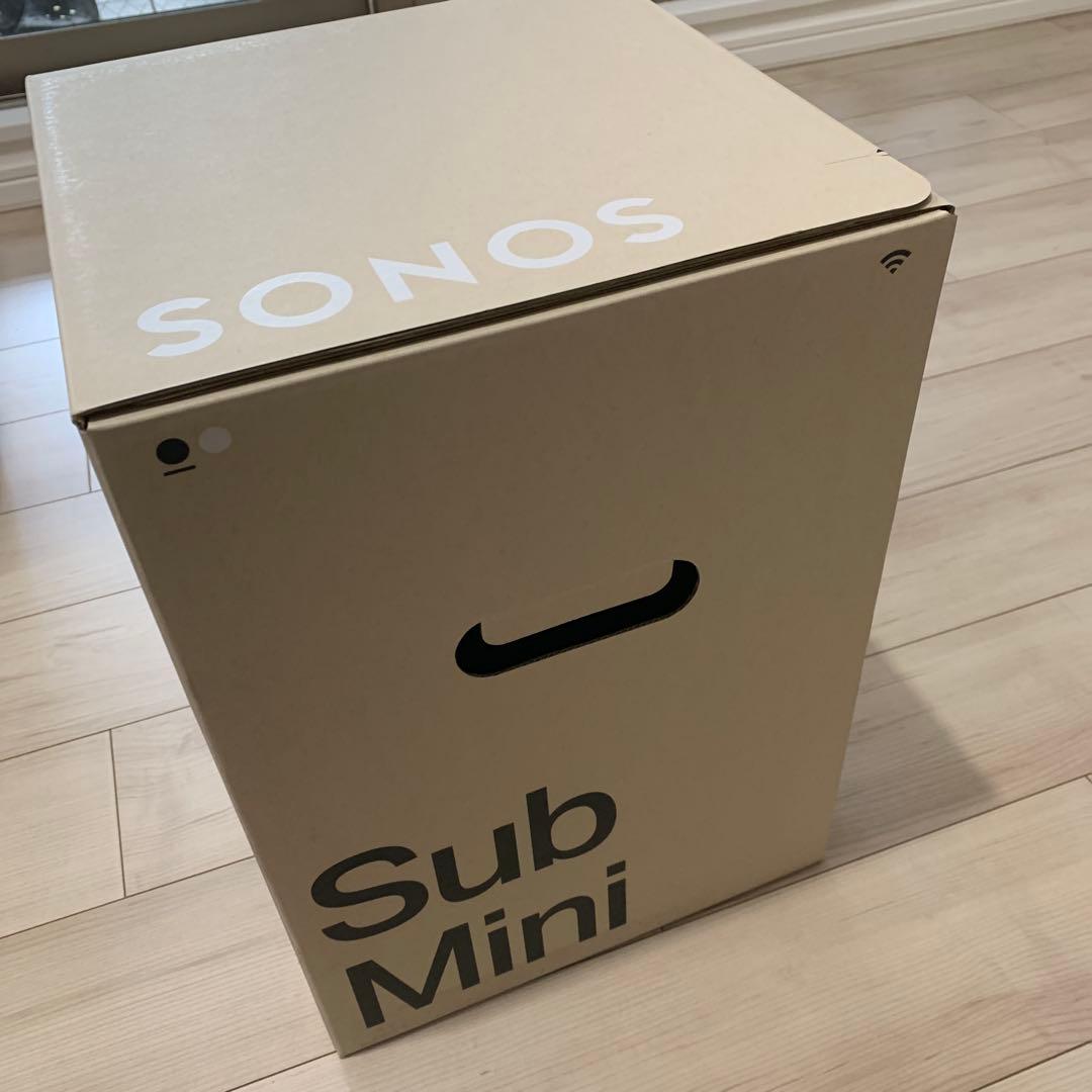 【新品未使用】SONOS Sub Mini ワイヤレスサブウーファー ブラック
