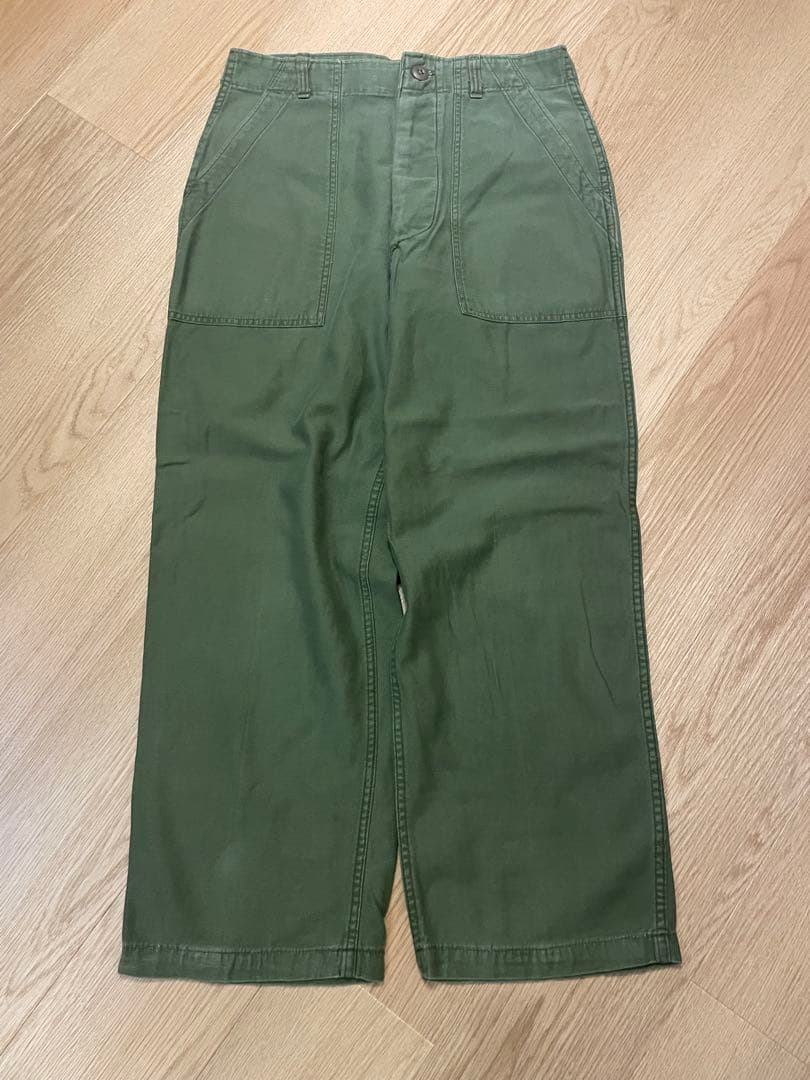 60's US ARMY ベイカーパンツ OG-107 32×29