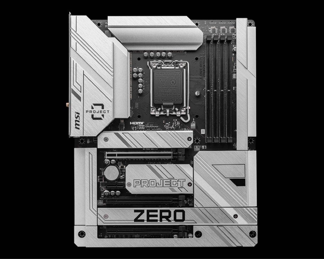 MSI Z790 PROJECT ZERO マザーボード