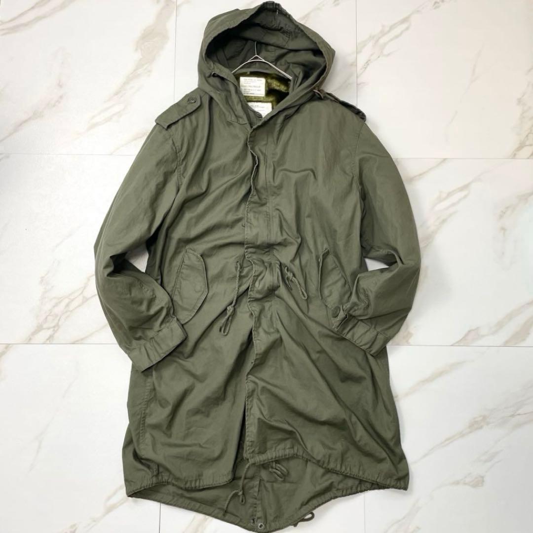 【美品 2way】HOUSTON M51 モッズコート フィッシュテールパーカー