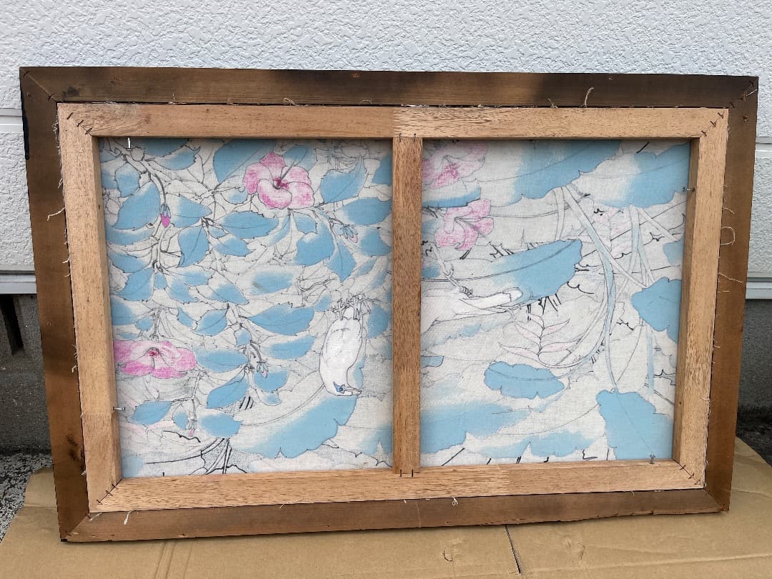 バリ島絵画 鳥 絵画 +ガネーシャ バリアート2点 大型