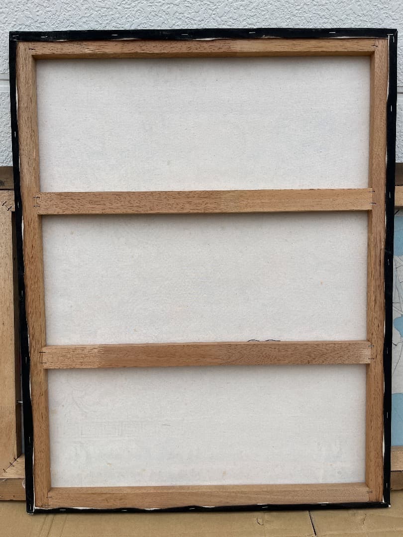 バリ島絵画 鳥 絵画 +ガネーシャ バリアート2点 大型