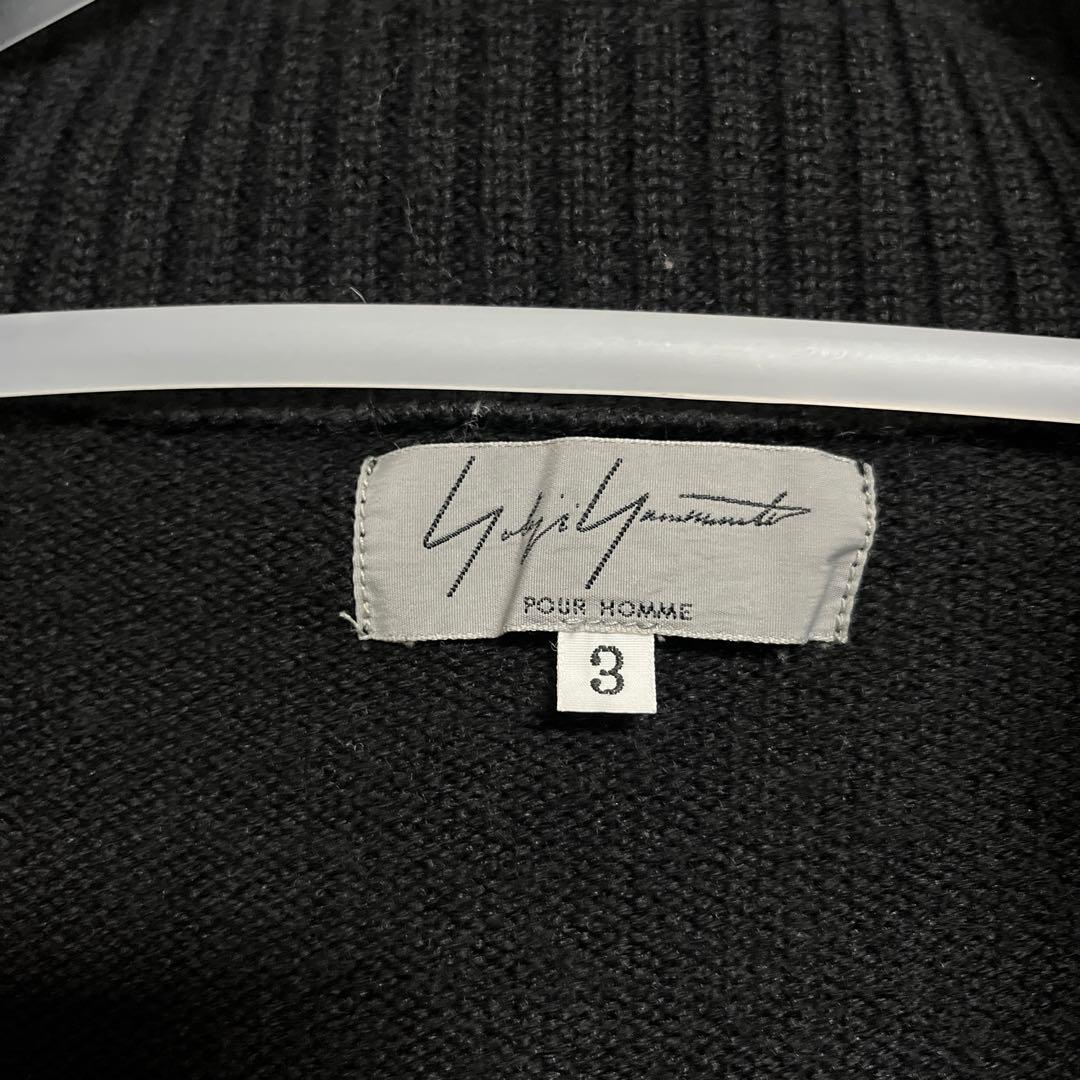 Yohji Yamamoto POUR HOMME ショールカラーニット 3