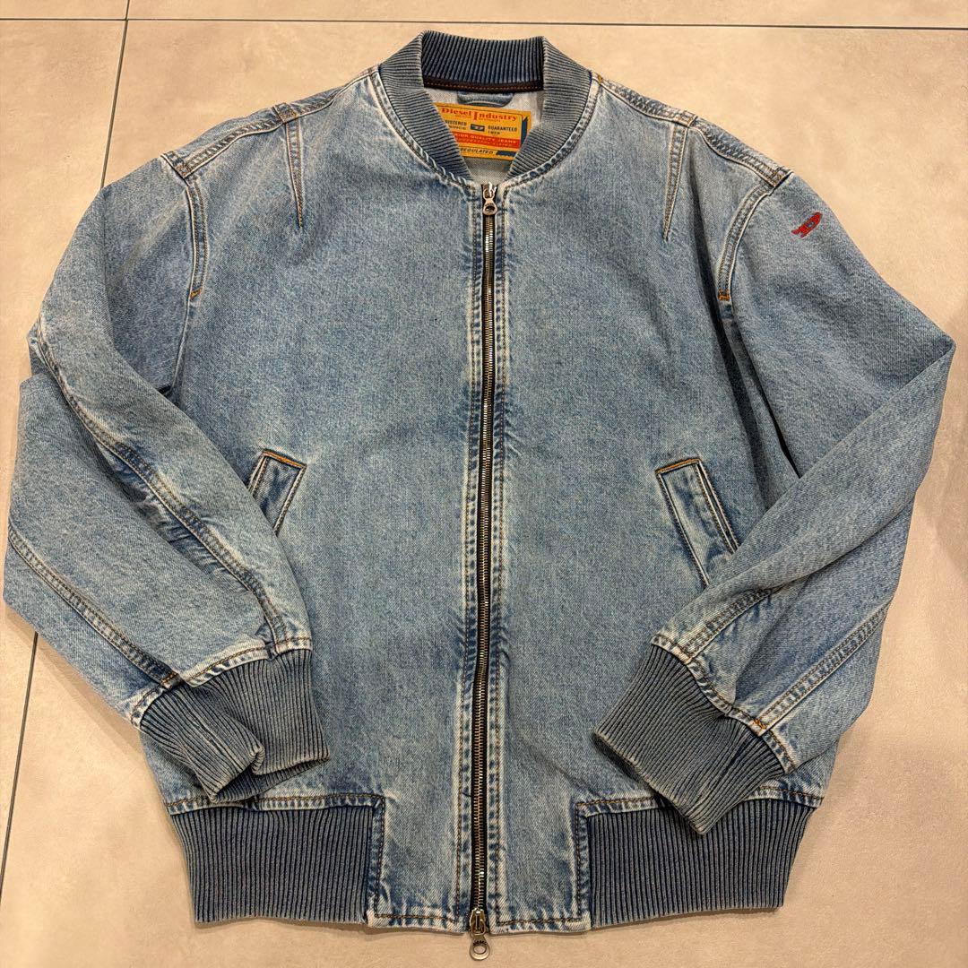 ジャケット・アウター D-Vinz Bomber jacket in clean-wash denim