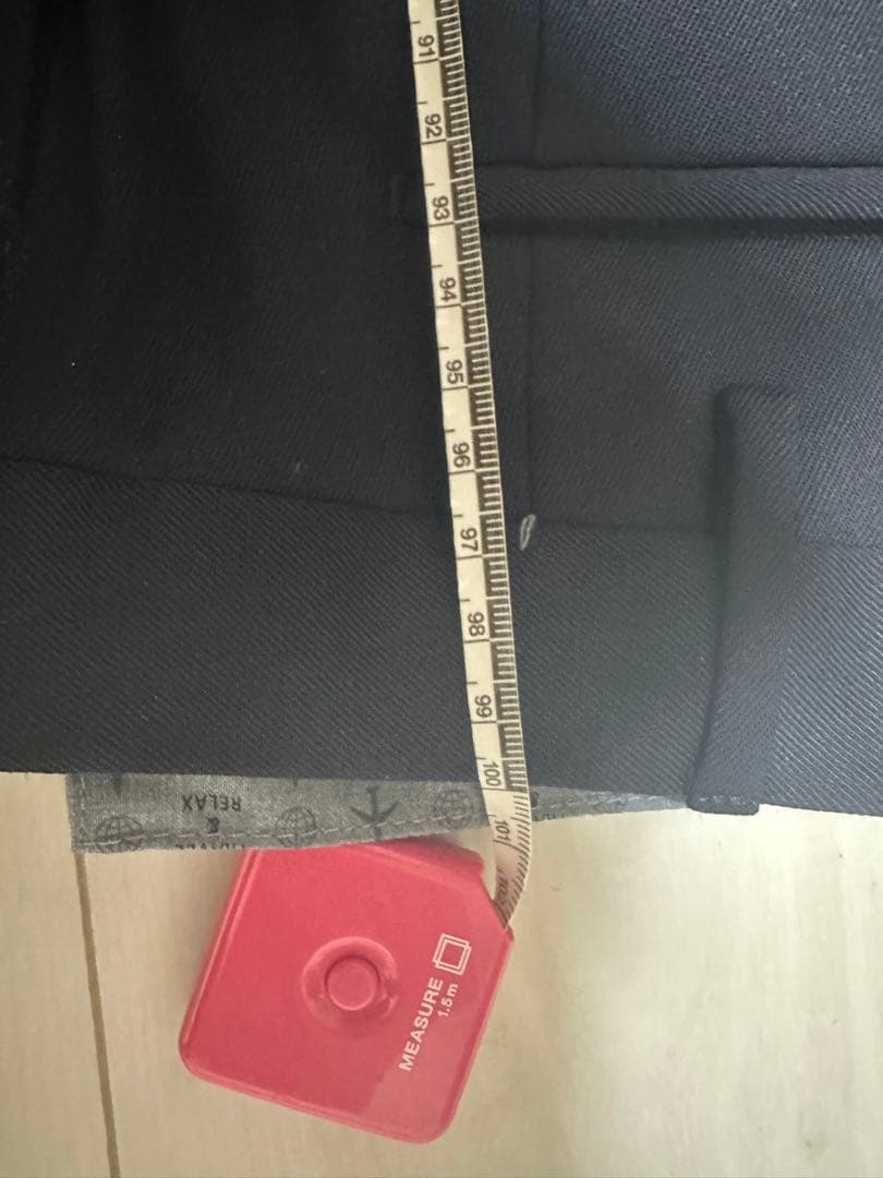 PT トリノ スーパースリムフィット スラックス ネイビー