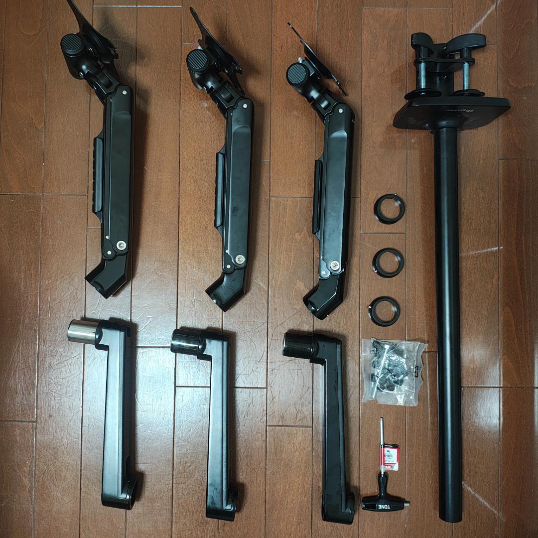 Ergounion(エルゴニオン) E666 トリプルモニターアーム