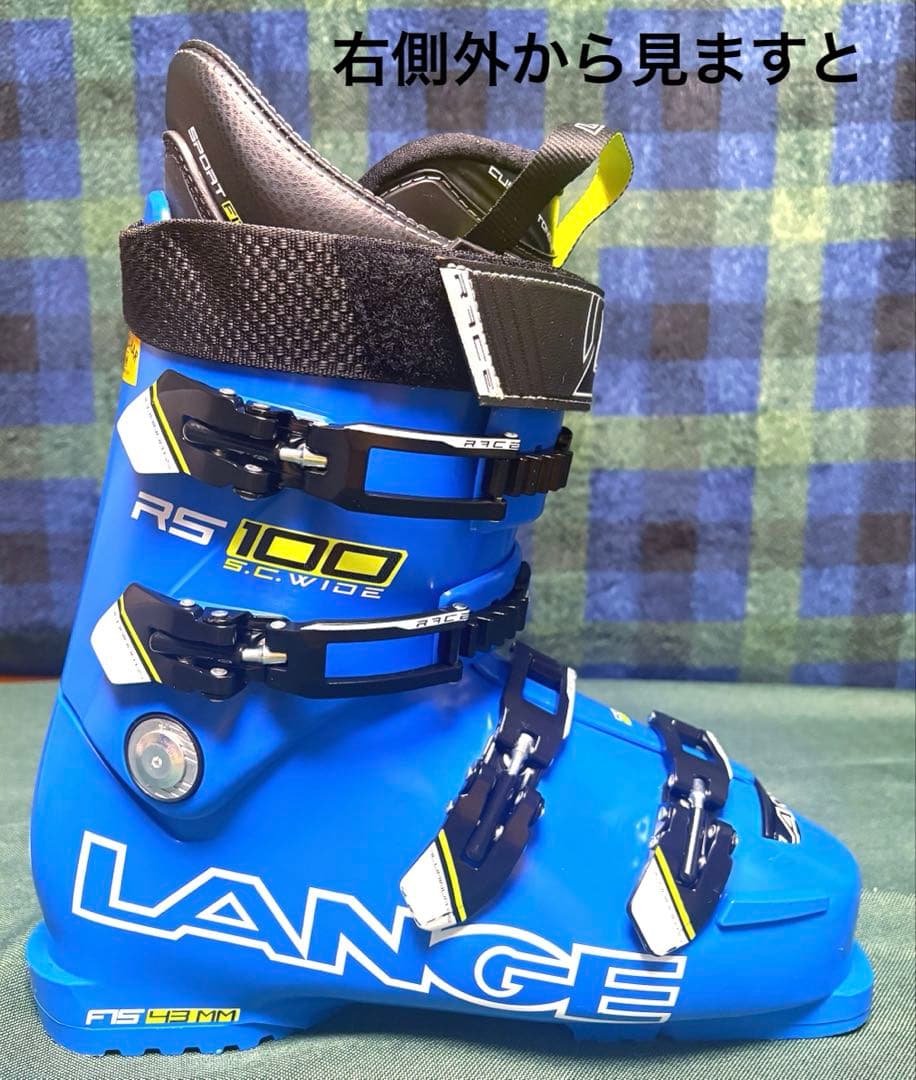 LANGEスキーブーツ RS100 S.C.ワイド28-28.5㎝