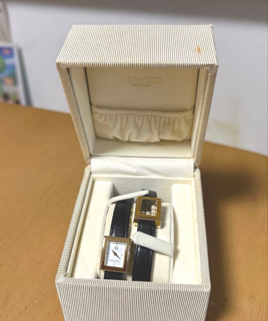MIKIMOTO レディースウォッチ ブラック