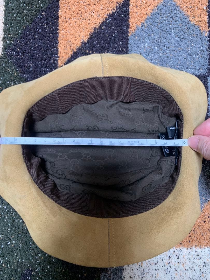 GUCCI ハット スエードLサイズ美品