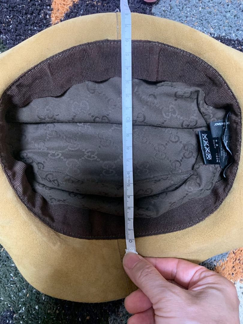GUCCI ハット スエードLサイズ美品