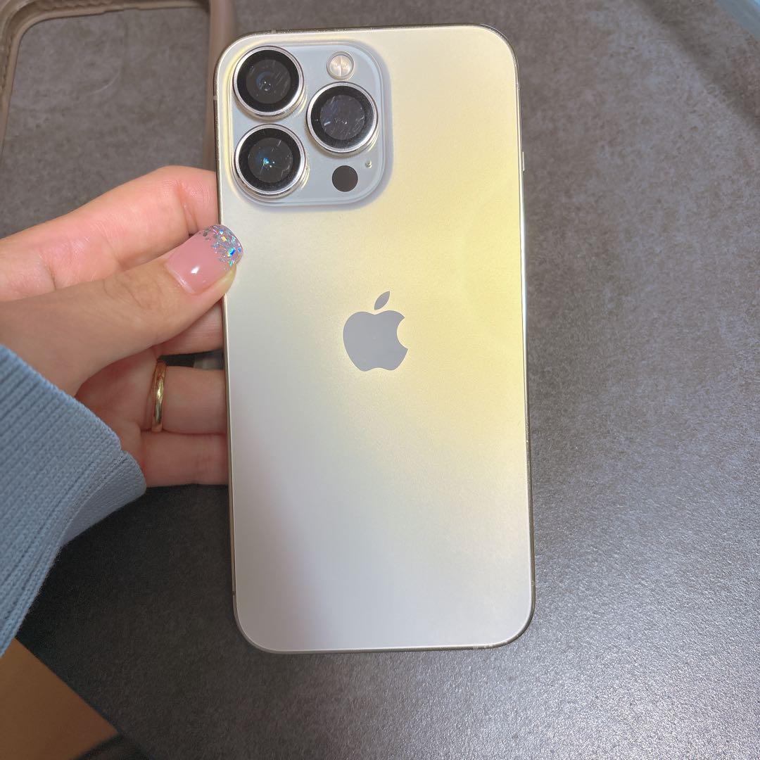 Apple iPhone 13 Pro ゴールド ケース付レンズカバー付箱等付き