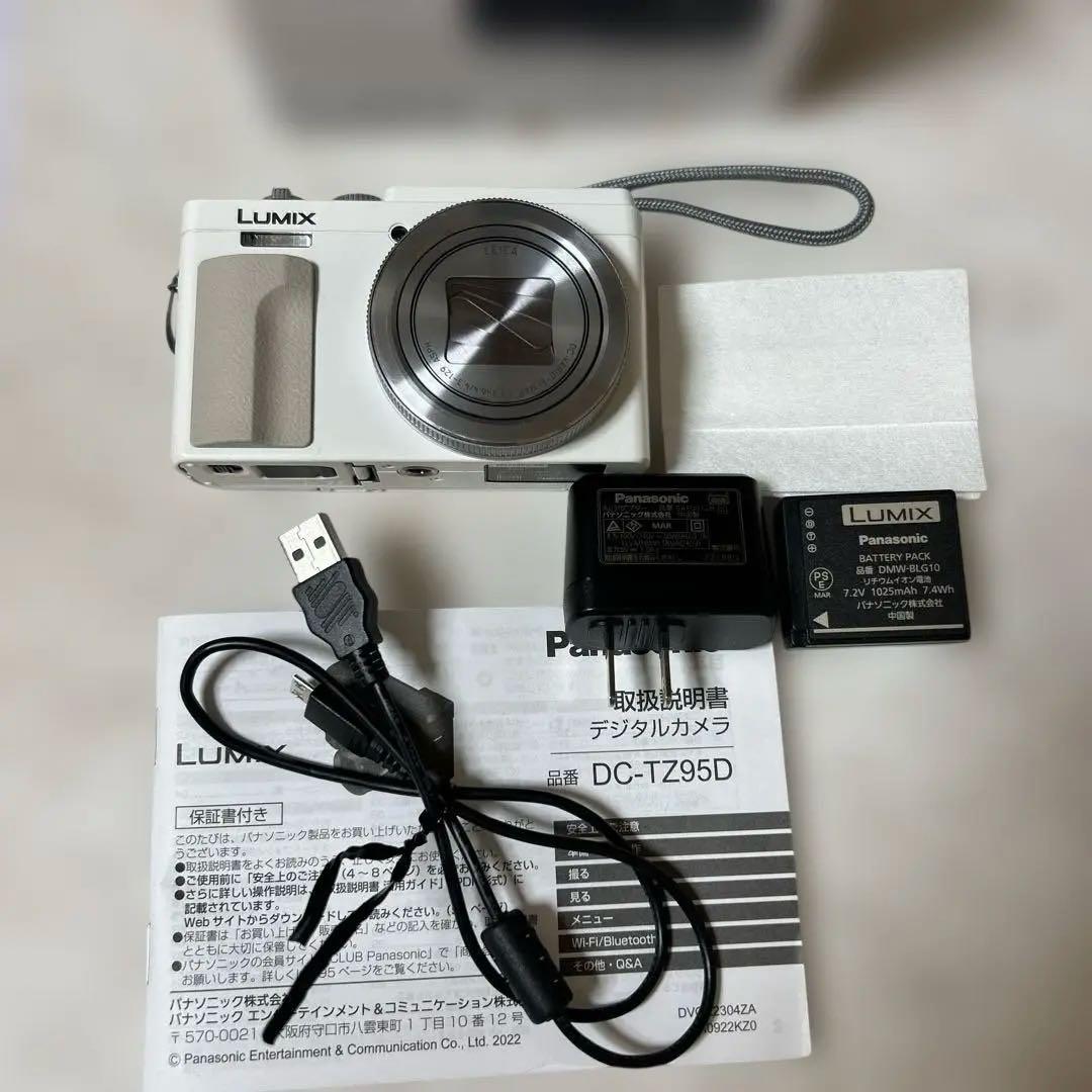 LUMIX コンパクトデジタルカメラ DC-TZ95Dホワイト
