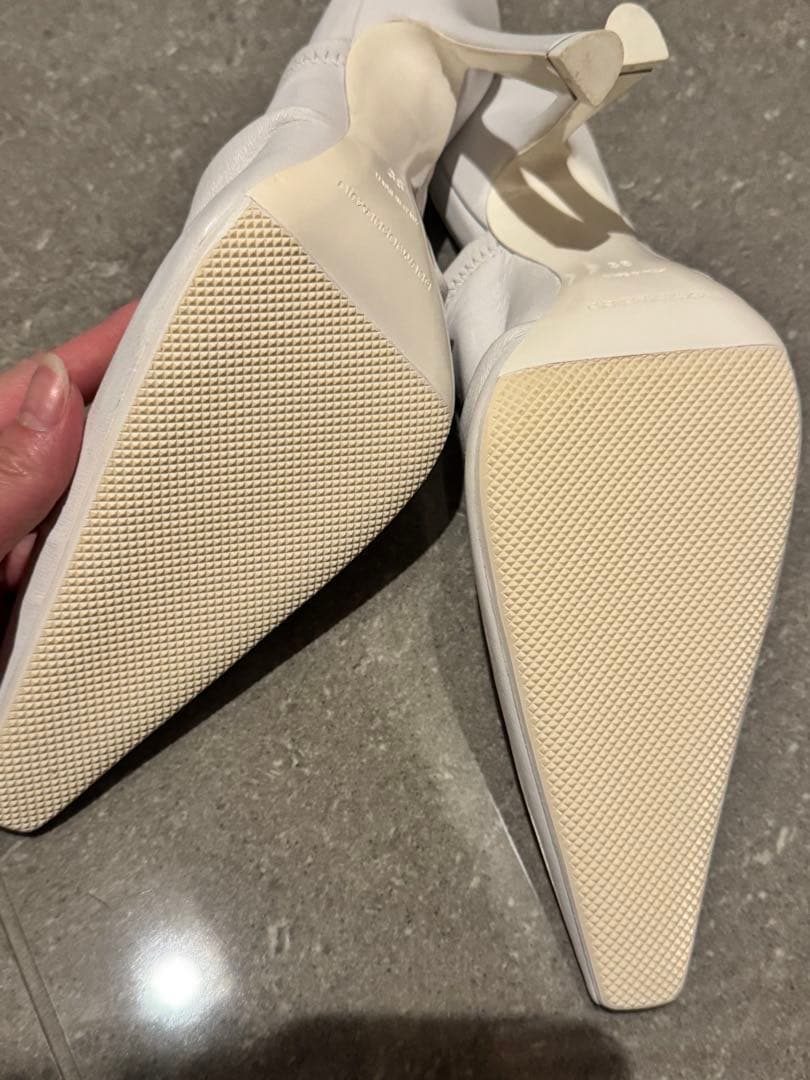 m*様 AlexanderWang Vannaミュール/パンプス/38/WHT/