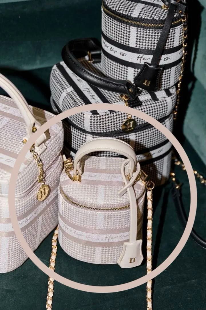 完売品♡HLT Jacquard Mini Vanity Bag