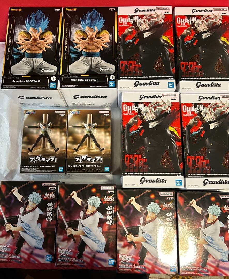 ジャンプ　フィギュア　12体セット　ドラゴンボール　ダンダダン　ワンピース　銀魂