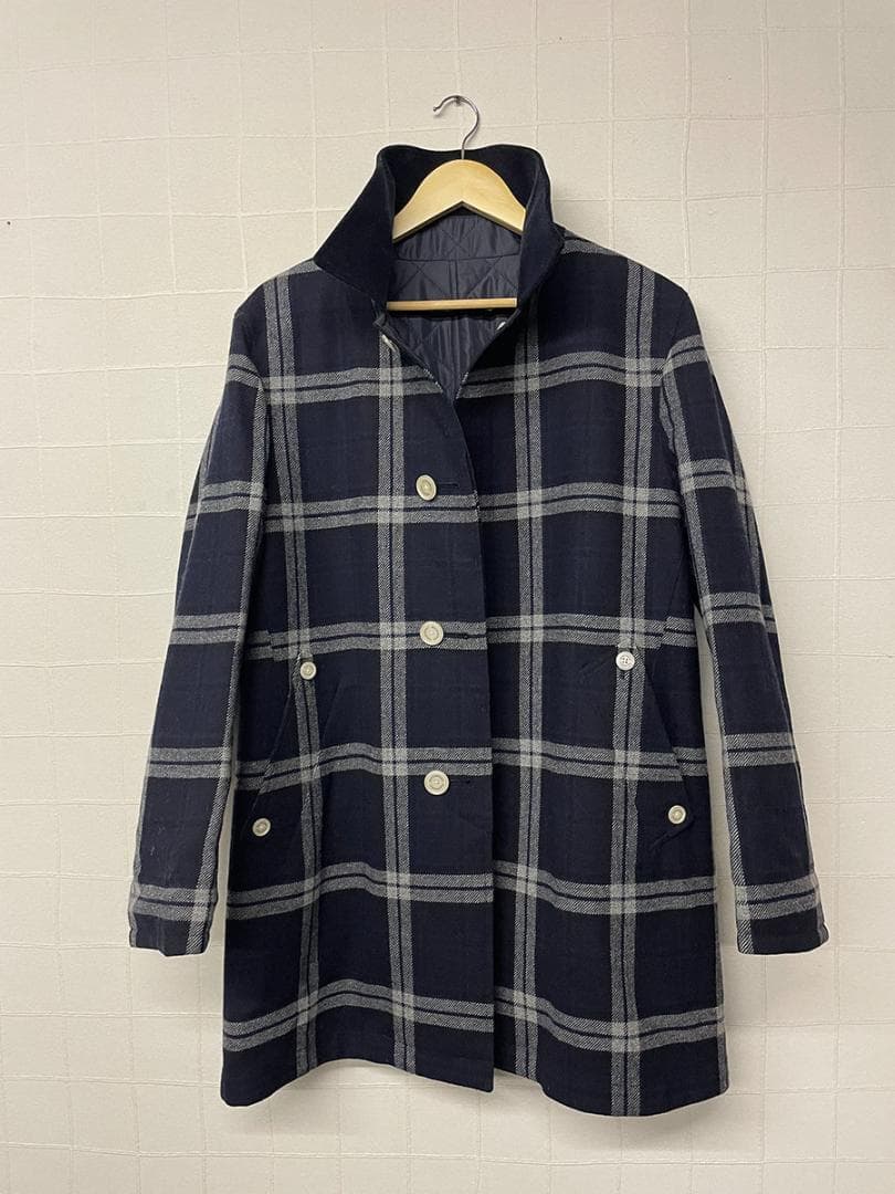 マッキントッシュ フィロソフィー ロングコート リバーシブル