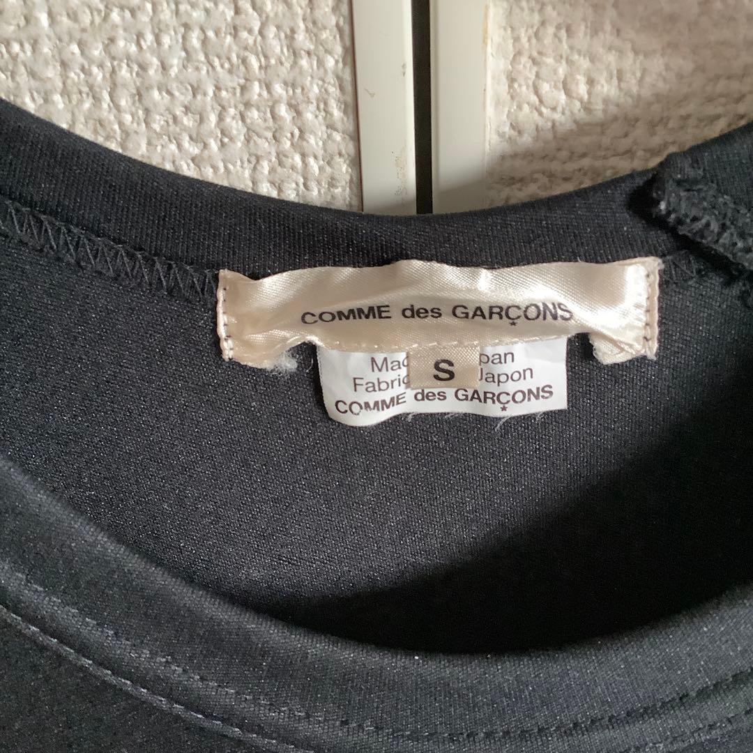 COMME des GARCONS 2024FWフェイクレザーフリルカットソー