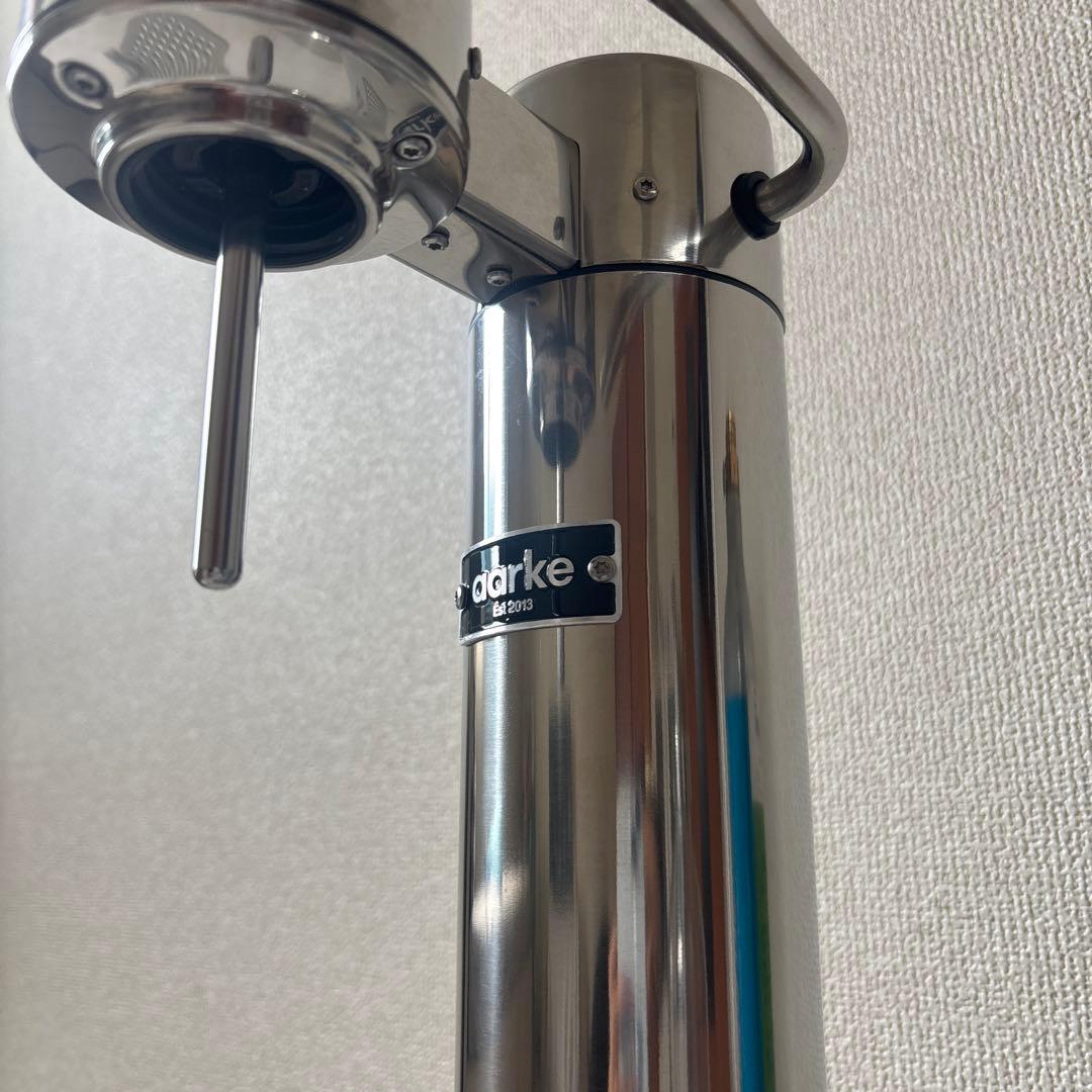 aarke アールケ　カーボネーター3 スチールシルバー　ガスシリンダー付き