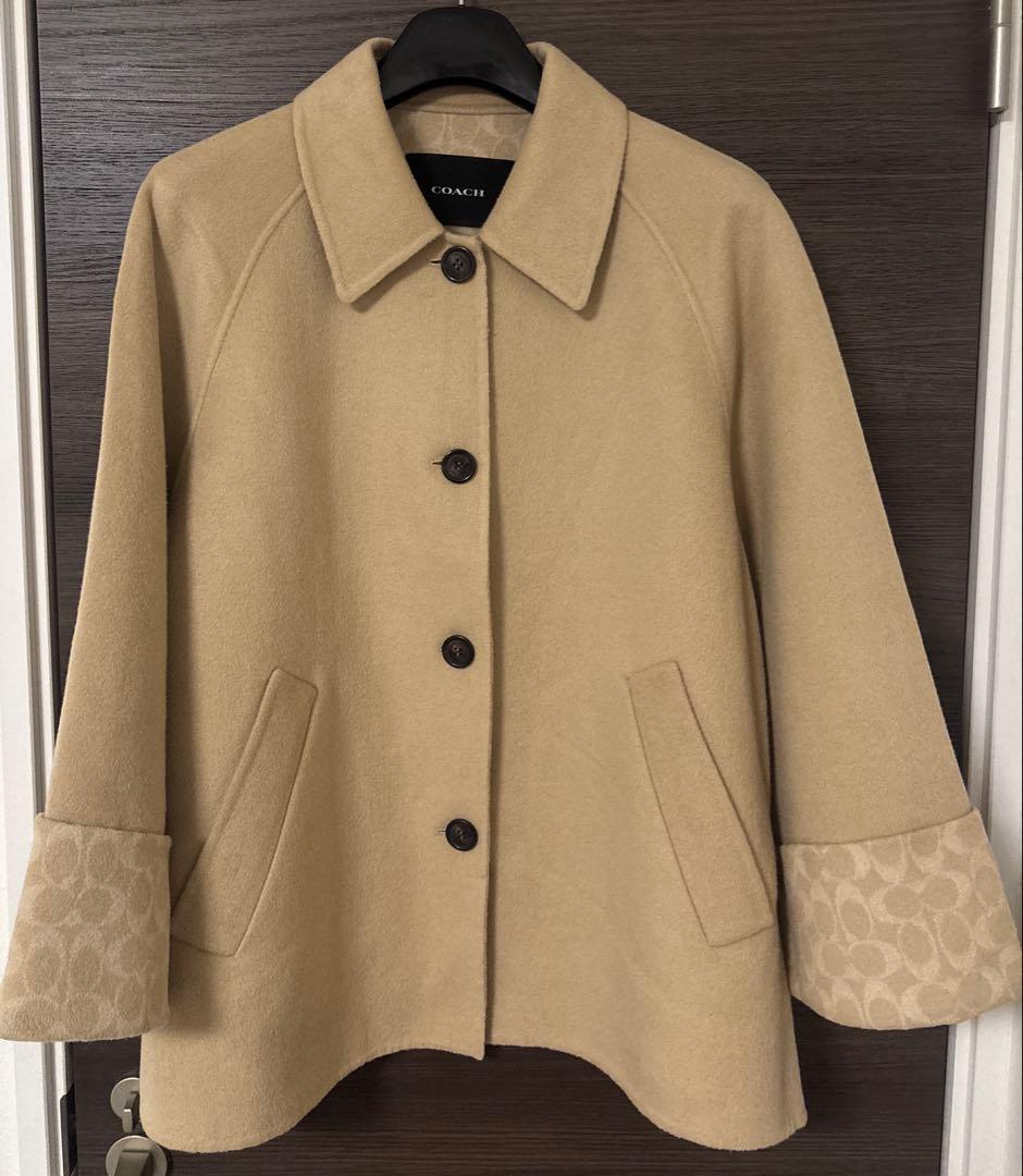 コーチ　ウールスウィングコート