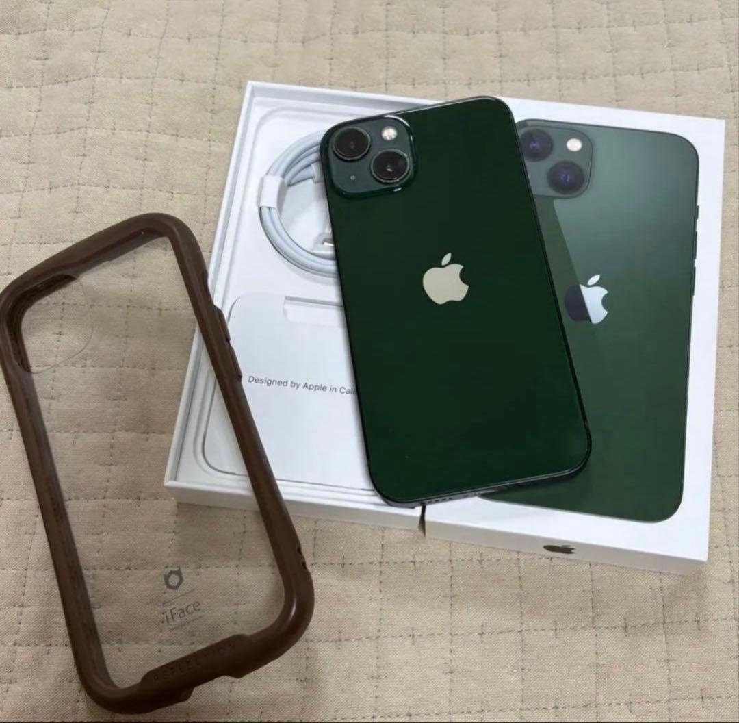 美品　Apple iPhone 13 128GB グリーン　simフリー