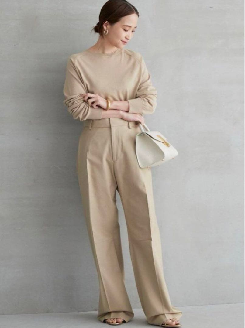 Deuxieme Classe TUCK CHINO ワイドパンツ 34