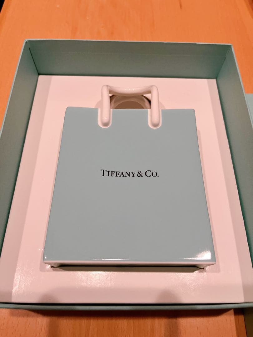 でぃちゃん　Tiffany & Co. バッグ型花瓶　美品　未使用