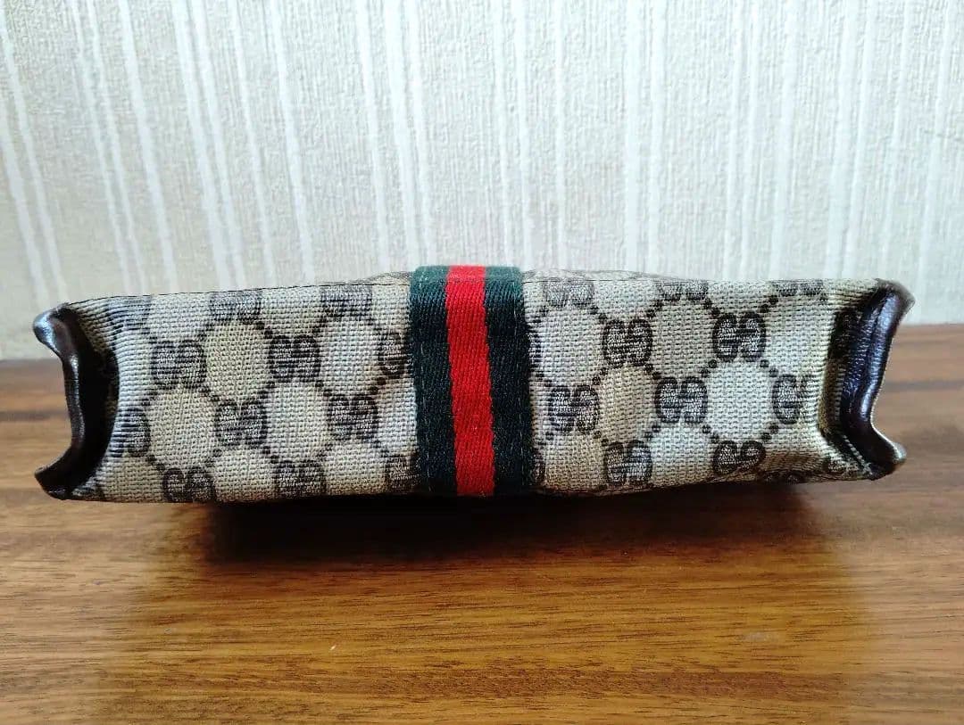 将　GUCCIグッチ　オールドグッチ　シェリーライン　GG　クラッチバック