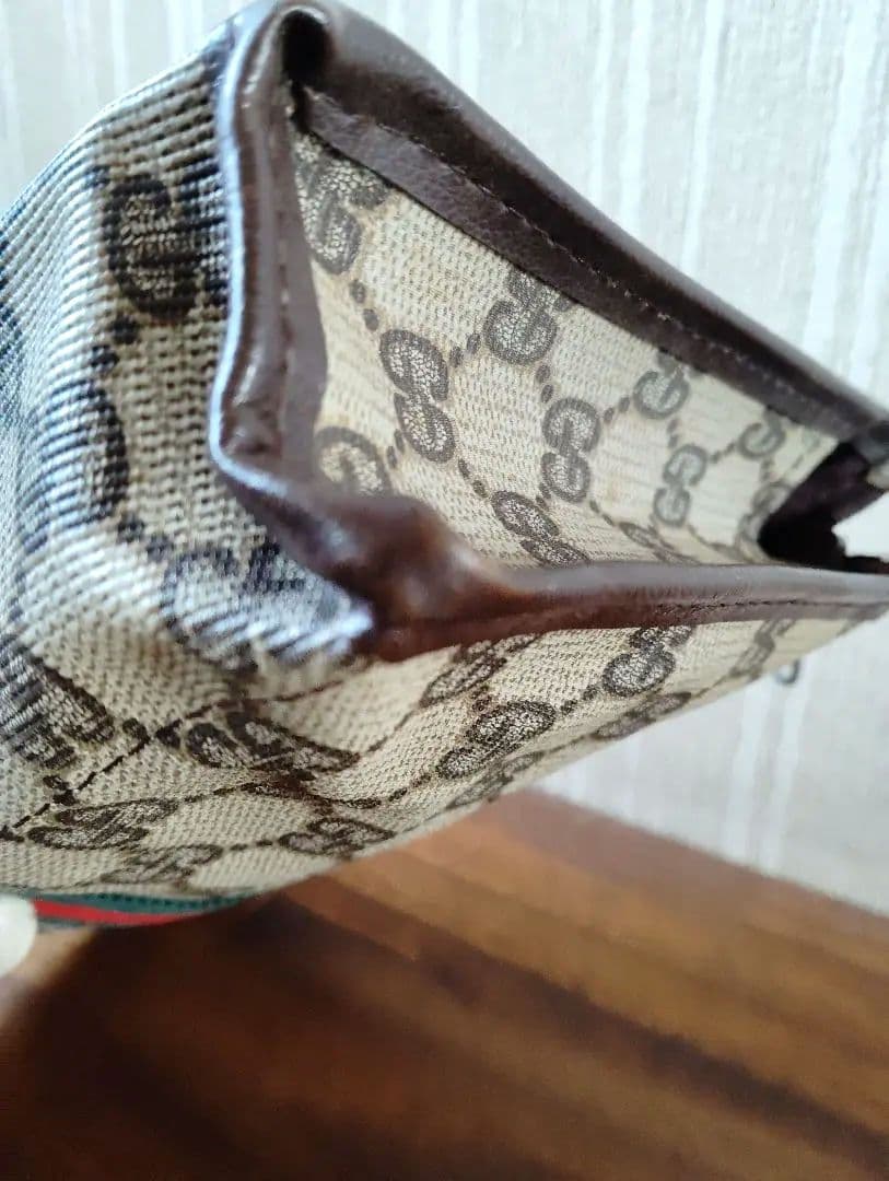 将　GUCCIグッチ　オールドグッチ　シェリーライン　GG　クラッチバック