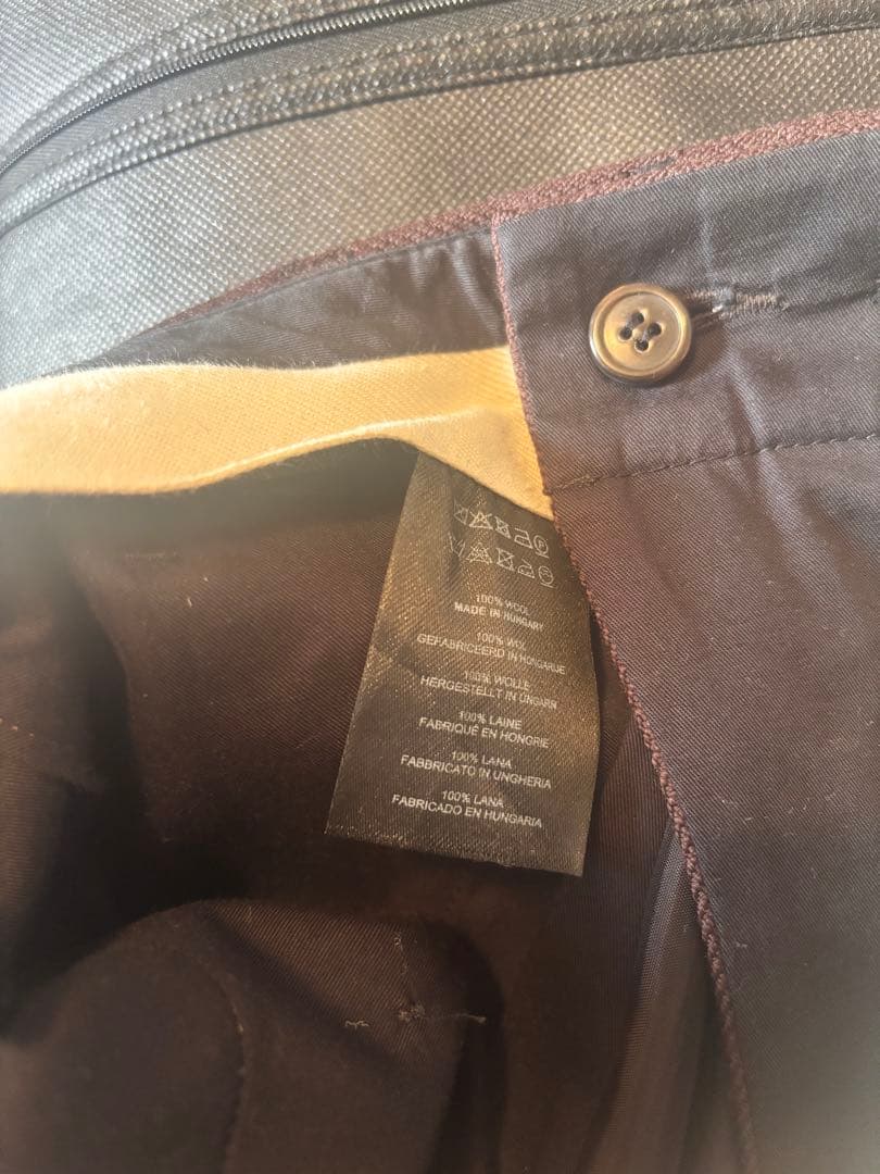 DRIES VAN NOTEN ブラウン ワイドパンツ サイズ46