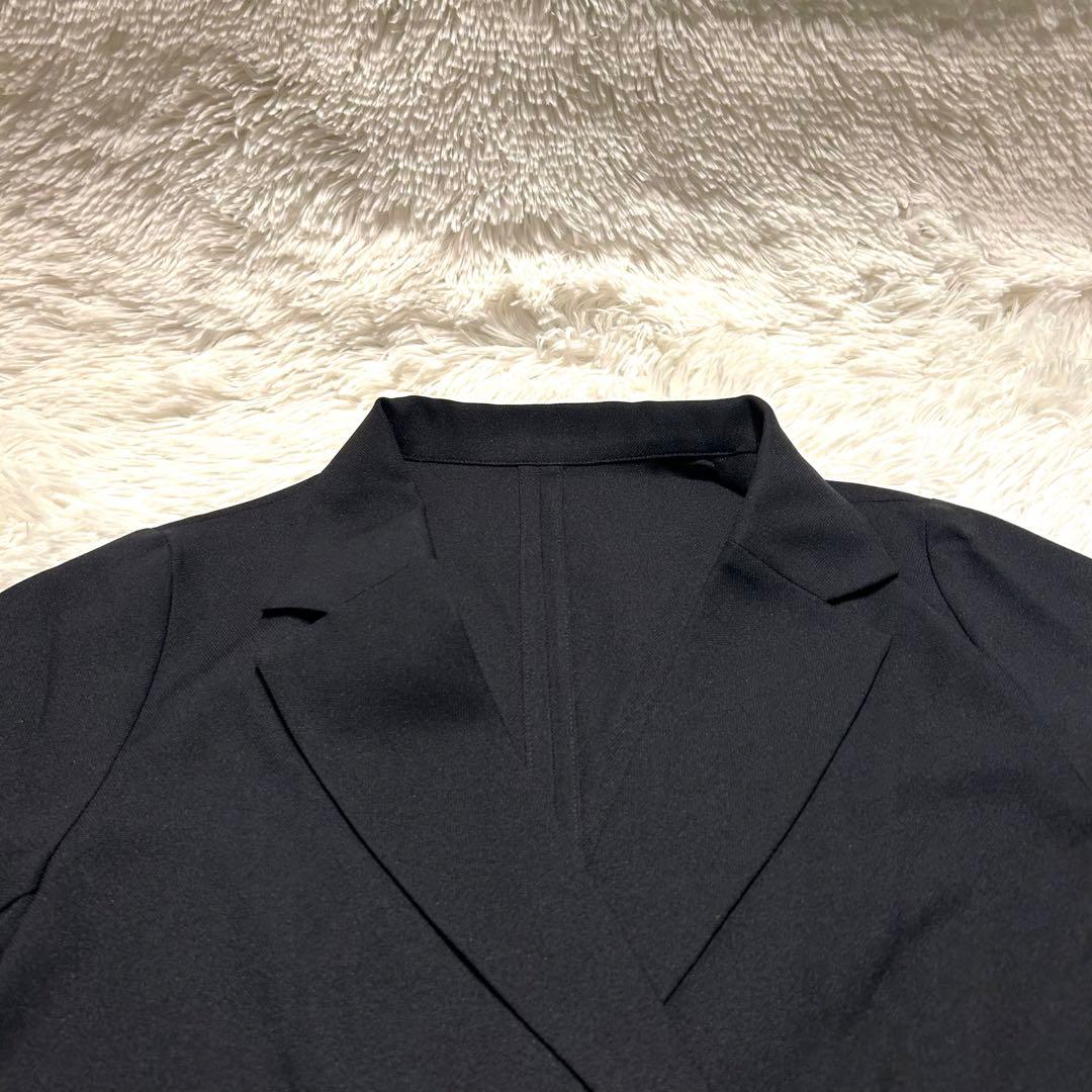 極美品✨】GLOBAL WORK ウツクシルエットダブルジャケット M ネイビー