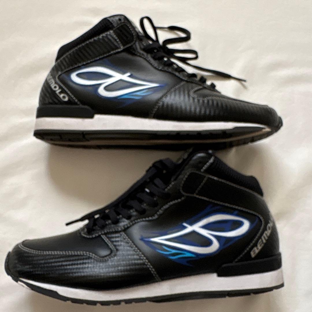 ビモロシューズ　BEMOLO ブラック　ハイカットシューズ　26センチ