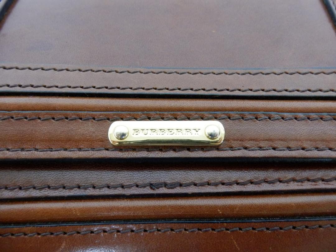 MH468 BURBERRY バーバリー レザー ショルダーバッグ