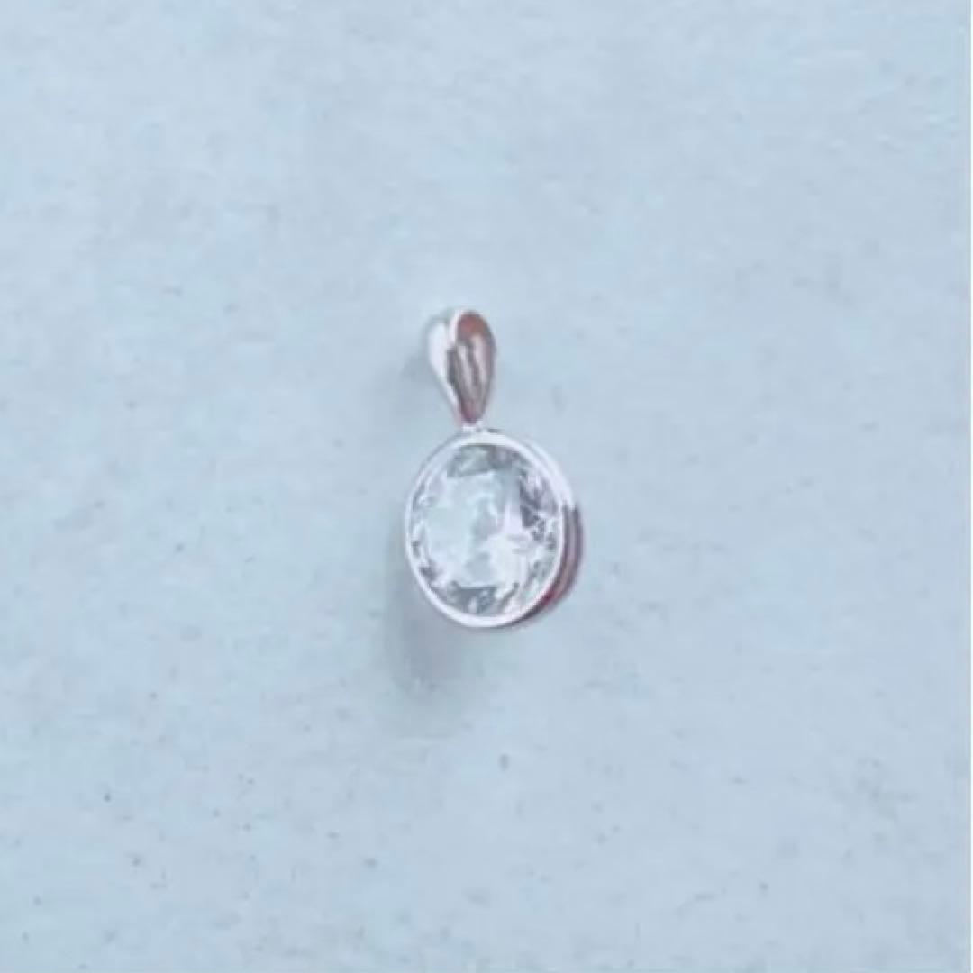 新品★14Kダイヤモンド ペンダントトップ ダイヤモンド ホワイトゴールド