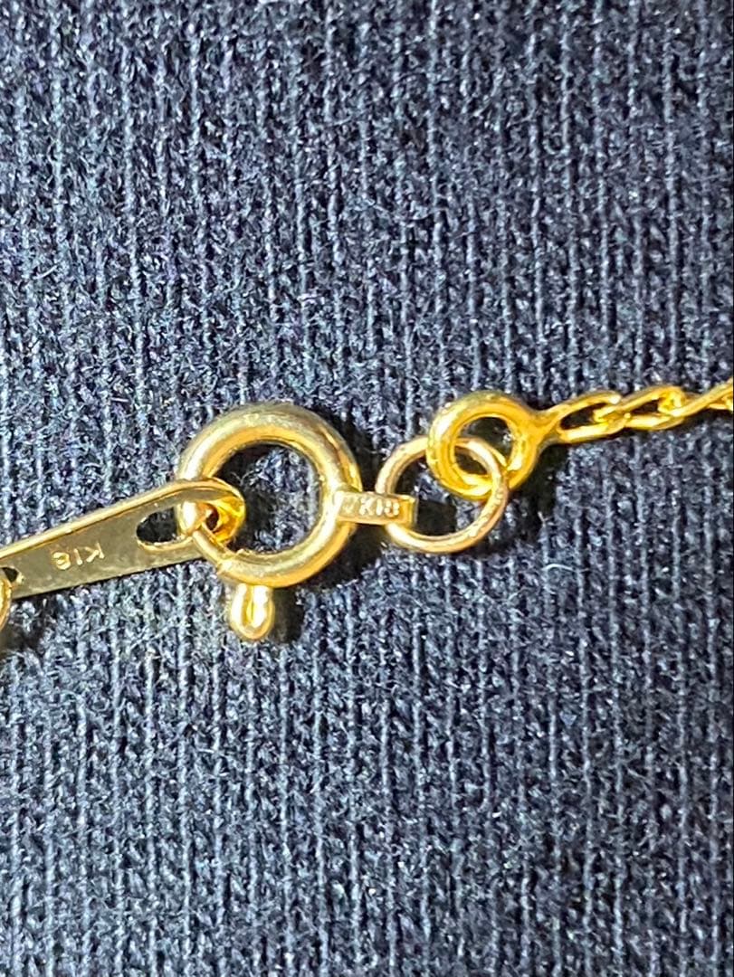 K18 刻印付き　ネックレス