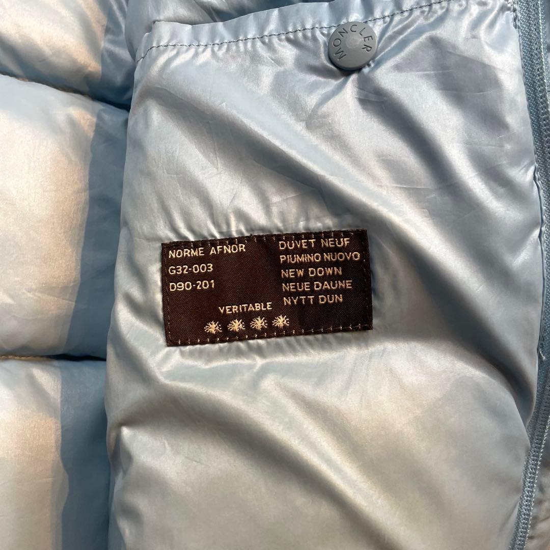 MONCLER モンクレール 2WAY ダウンジャケット ブルー 袖着脱可能