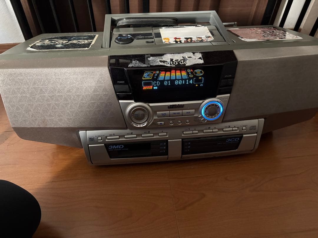 ジャンク　 Victor RC-MD77 ポータブルシステム