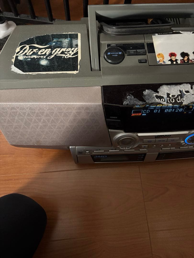 ジャンク　 Victor RC-MD77 ポータブルシステム