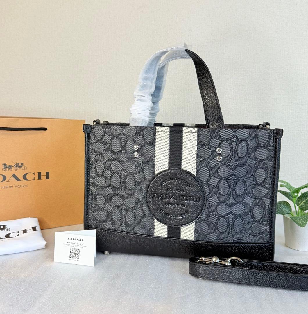 COACH コーチ トートバッグ C4113 ブラック 2WAY ショルダー