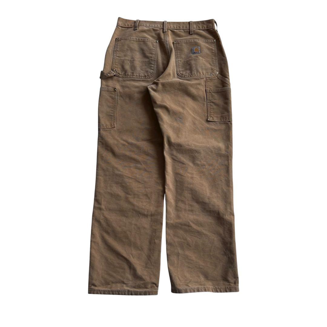 USA製カーハート ビンテージ　ダブルニーペインターパンツ ワーク ダック 古着