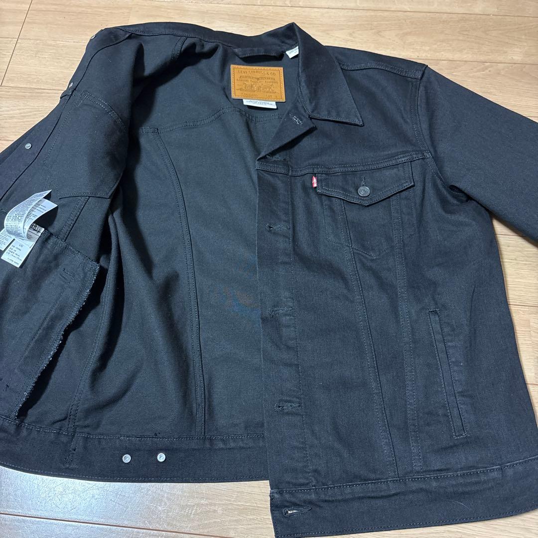 LEVI'S ブラック デニムジャケット L
