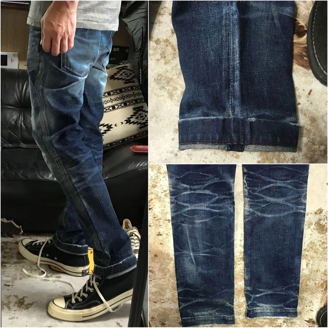 ［希少／完売モデル］M《★ WTAPS ★》美品 ヴィンテージフェード加工デニム