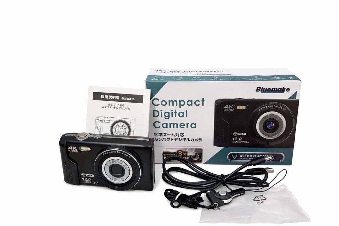 光学ズーム対応 コンパクトデジタルカメラ 4K対応　箱付