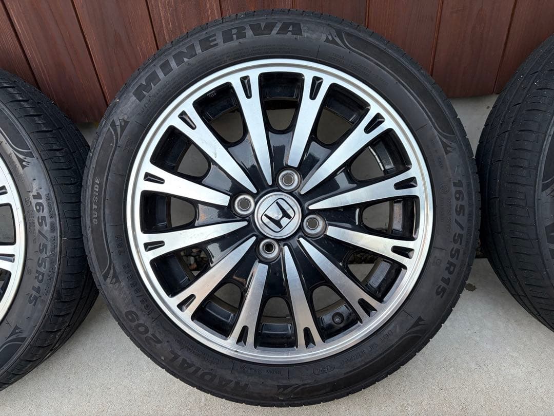 NBox 純正タイヤホイール4本セット　NWGN N/ NOne等　ミネルバ